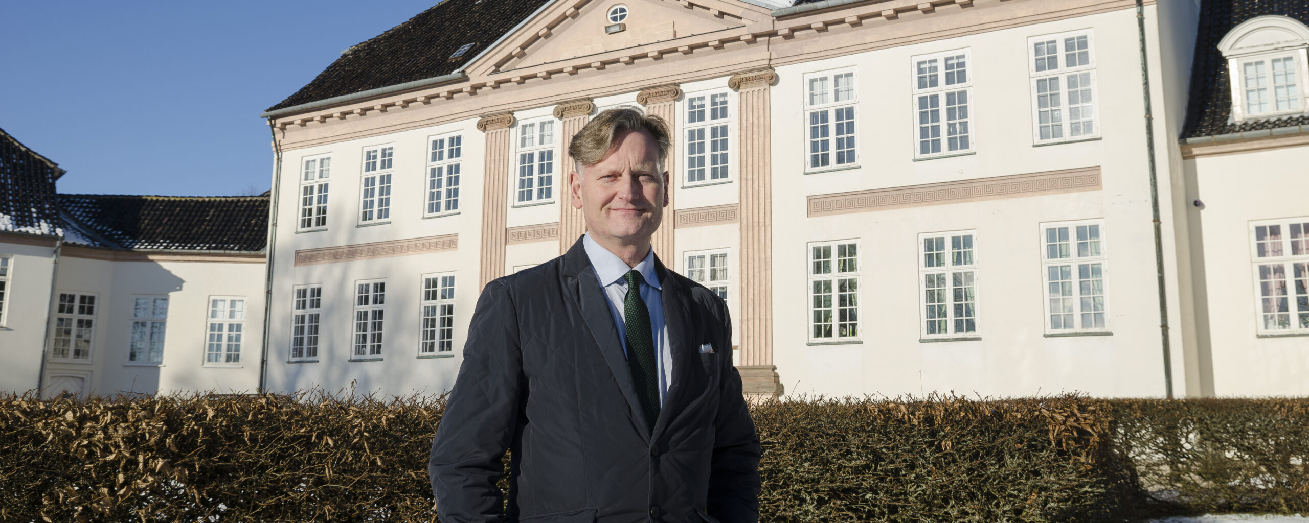 Arbodania CEO Michael Schnor foran Lundbygaard Gods